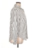 Cloth & Stone Stripes Ivory Long Sleeve Button-Down Shirt Size XL - photo 4