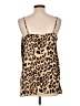 Suzanne Betro 100% Polyester Brown Sleeveless Top Size L - photo 2