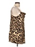 Suzanne Betro 100% Polyester Brown Sleeveless Top Size L - photo 4