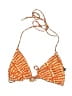 Triangl Tweed Orange Swimsuit Top Size S - photo 1