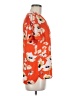 Daniel Rainn 100% Polyester Floral Orange Short Sleeve Blouse Size M (petite) - photo 4