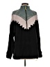 Free People 100% Cotton Chevron-herringbone Black Pullover Sweater Size XS - photo 1