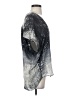 Vince. 100% Silk Gray Short Sleeve Silk Top Size XS - photo 4