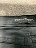 Denim Forum Solid Black Denim Skirt Size 28 waist - photo 4