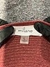 Milano Burgundy Pullover Sweater Size L - photo 7