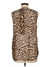 Guess Animal Print Tan Sleeveless Blouse Size M - photo 2