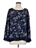 Max Studio Blue Long Sleeve Blouse Size M - photo 1