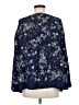Max Studio Blue Long Sleeve Blouse Size M - photo 2