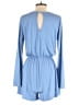 Lush Solid Blue Romper Size M - photo 2