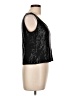St. John Black Sleeveless Top Size 12 - photo 4