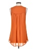 Naked Zebra Orange Sleeveless Blouse Size S - photo 2