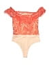 PrettyLittleThing 100% Cotton Orange Bodysuit Size 6 - photo 2