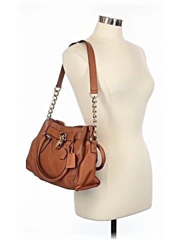MICHAEL Michael Kors Leather Satchel (view 2)