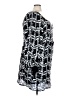 ELOQUII 100% Polyester Graphic Black Casual Dress Size 28 - photo 4
