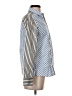 Foxcroft Stripes Blue Long Sleeve Blouse Size 4 - photo 4
