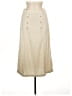 Unbranded 100% Polyester Solid Ivory Casual Skirt Size M - photo 1