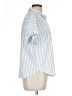 Universal Thread Stripes Blue Short Sleeve Button-Down Shirt Size L - photo 4