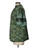 Ann Taylor LOFT Paisley Green Short Sleeve Blouse Size L - photo 5
