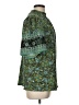 Ann Taylor LOFT Paisley Green Short Sleeve Blouse Size L - photo 4