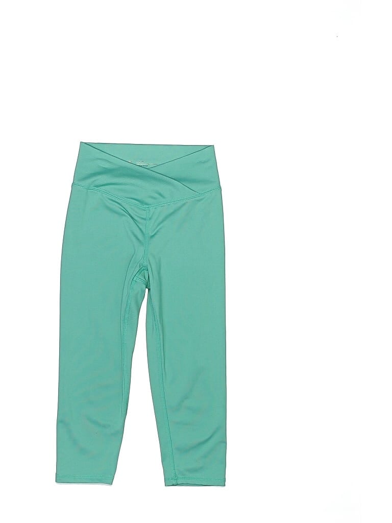 Pre-owned Gap Fit Kids' Active Pants In Teal