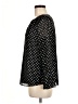 Talbots 100% Polyester Polka Dots Black Long Sleeve Blouse Size M (petite) - photo 5