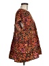 Emily Wonder 100% Polyester Animal Print Orange Short Sleeve Blouse Size M - photo 4