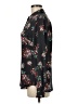 Ann Taylor LOFT 100% Polyester Floral Black Long Sleeve Blouse Size M - photo 5