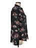 Ann Taylor LOFT 100% Polyester Floral Black Long Sleeve Blouse Size M - photo 4