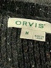 Orvis Metallic Black Wool Pullover Sweater Size M - photo 7