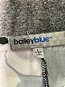 Bailey Blue Floral Black Casual Dress Size L - photo 7