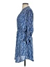 Maeve 100% Polyester Paisley Blue Casual Dress Size S - photo 5