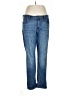 Eddie Bauer Solid Blue Jeans Size 14 - photo 1