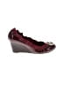 Tory Burch Burgundy Wedges Size 6 1/2 - photo 1