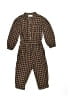 Búho 100% Cotton Brown Snow Pants With Bib Size 3y - photo 1