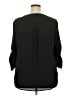 Torrid 100% Polyester Black 3/4 Sleeve Blouse Size 2X Plus (2) - photo 2