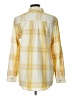 Eddie Bauer Plaid Yellow Long Sleeve Blouse Size L - photo 2