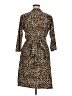 Lesley Evers Animal Print Brown Casual Dress Size 1X - photo 2