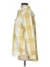 Eddie Bauer Plaid Yellow Long Sleeve Blouse Size L - photo 5