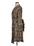 Lesley Evers Animal Print Brown Casual Dress Size 1X - photo 5