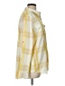 Eddie Bauer Plaid Yellow Long Sleeve Blouse Size L - photo 4