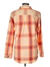 Eddie Bauer Plaid Orange Long Sleeve Blouse Size L - photo 2