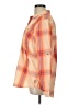 Eddie Bauer Plaid Orange Long Sleeve Blouse Size L - photo 5