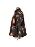 Laurier & Co. 100% Polyester Floral Black Snow Jacket Size 1X - photo 5