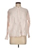 Everlane Stripes Pink Long Sleeve Blouse Size 6 - photo 1
