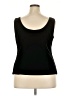 Alex Evenings 100% Polyester Black Tank Top Size 2X - photo 2