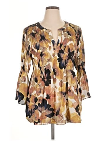 Spense 3/4 Sleeve Blouse (view 1)