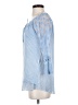 Unbranded Blue 3/4 Sleeve Blouse Size S - photo 5
