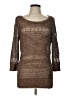 White House Black Market Metallic Brown Pullover Sweater Size L - photo 1