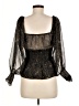 NSR Black 3/4 Sleeve Blouse Size M - photo 2