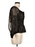 NSR Black 3/4 Sleeve Blouse Size M - photo 4